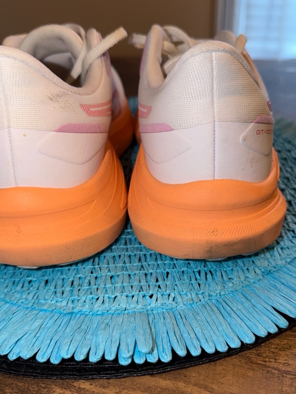 Asics Women's Running Sneakers  GT1000 13 white coral reef #running - Picture 3 of 4